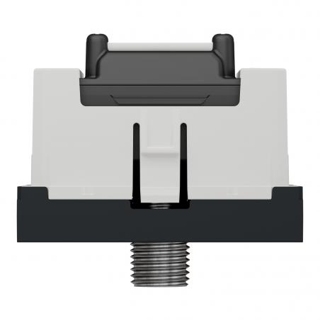 Unica prise TV + FM + SAT 2 mod Anthracite méca seul SCHNEIDER NU345054