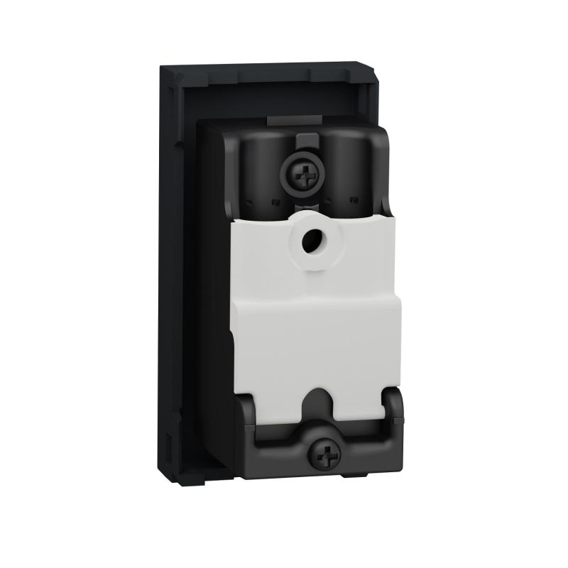 Unica prise télévision TV mâle individuel 1 mod Anthracite méca seul SCHNEIDER NU346154