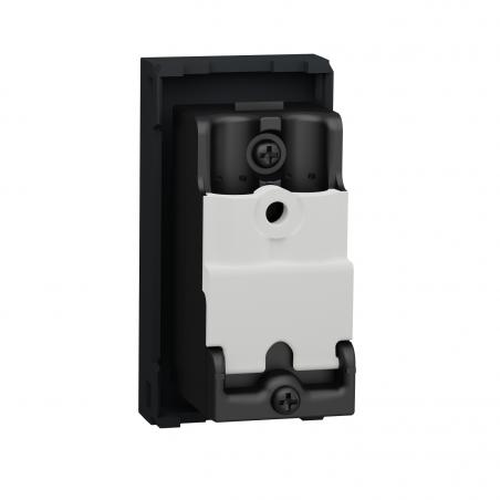 Unica prise télévision TV mâle individuel 1 mod Anthracite méca seul SCHNEIDER NU346154