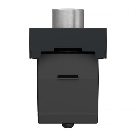 Unica prise télévision TV mâle individuel 1 mod Anthracite méca seul SCHNEIDER NU346154