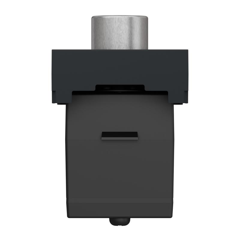 Unica prise télévision TV mâle individuel 1 mod Anthracite méca seul SCHNEIDER NU346154