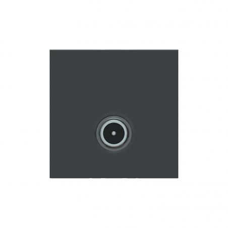 Unica prise télévision TV mâle individuel 2 mod Anthracite méca seul SCHNEIDER NU346254
