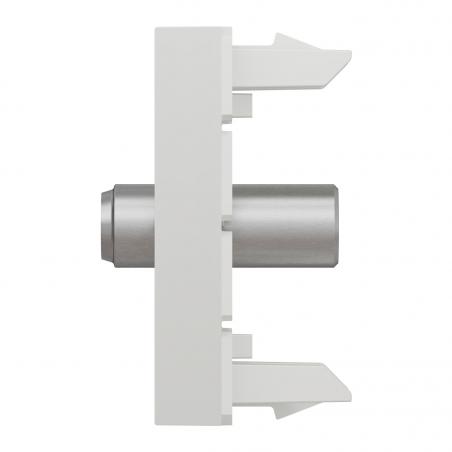 Unica prise télévision TV type F 1 module Blanc mécanisme seul SCHNEIDER NU346818