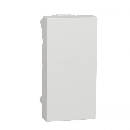 Unica obturateur 1 module Blanc antimicrobien mécanisme seul SCHNEIDER NU986520