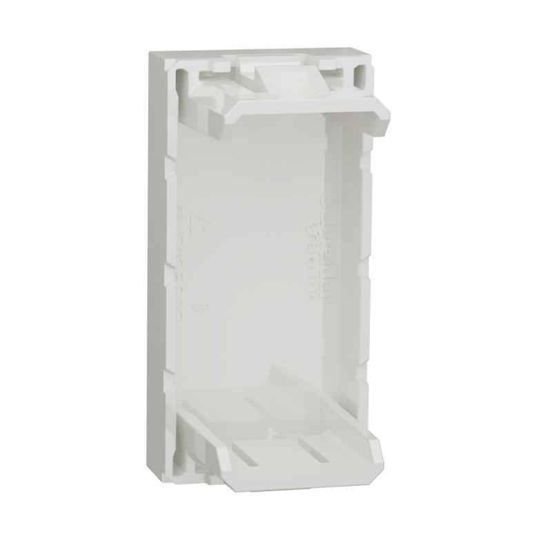 Unica obturateur 1 module Blanc antimicrobien mécanisme seul SCHNEIDER NU986520