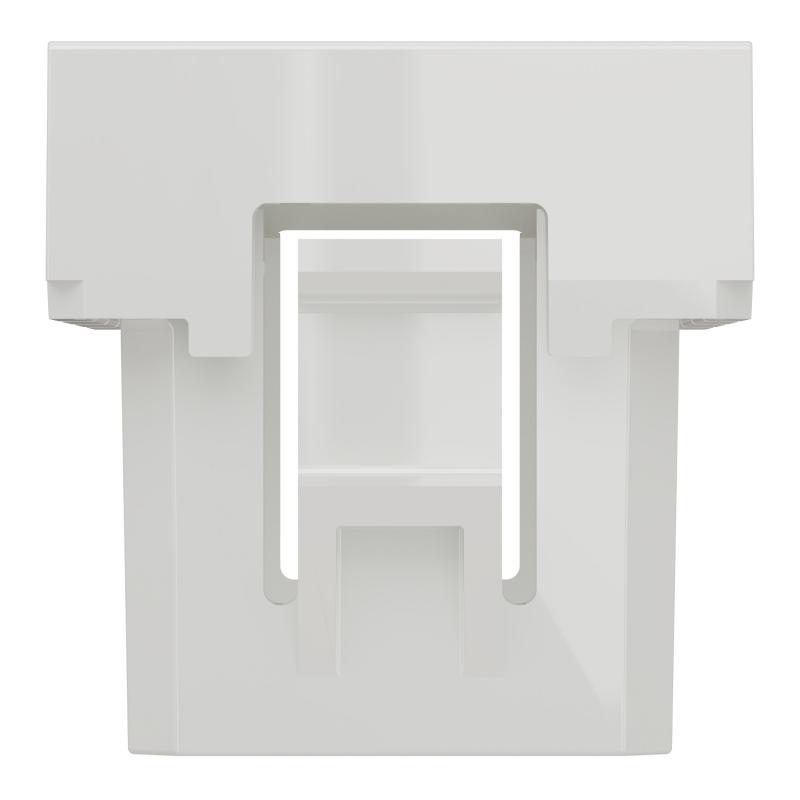 Unica obturateur 1 module Blanc antimicrobien mécanisme seul SCHNEIDER NU986520