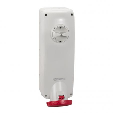 PratiKa socle de prise à vis saillie 63A 3P+N+T 380-415V IP65 SCHNEIDER PKB63P535