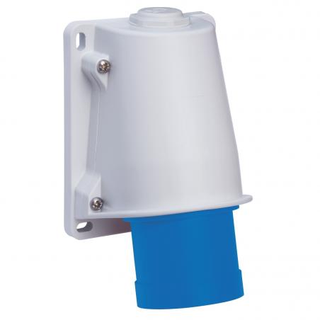 PratiKa socle connecteur incliné -16A 2P+T 200-250 V CA en saillie- IP44 SCHNEIDER PKX16W423