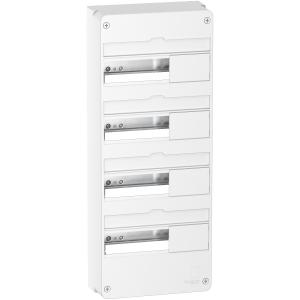Coffret Resi9 en saillie Blanc (RAL 9003) 4 rangées de 13 modules SCHNEIDER R9H13404 2