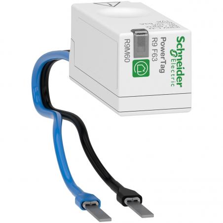 Wiser PowerTag capteur de mesure sans fil monophasé associé au module IP SCHNEIDER R9M60