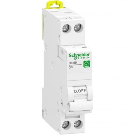 Resi9 XP disjoncteur modulaire 1P+N 16A courbe D peignable SCHNEIDER R9PFD616
