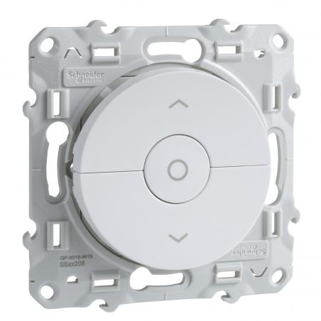 Odace interrupteur volet roulant Blanc 3 boutons montée/descente/stop à vis SCHNEIDER S520208