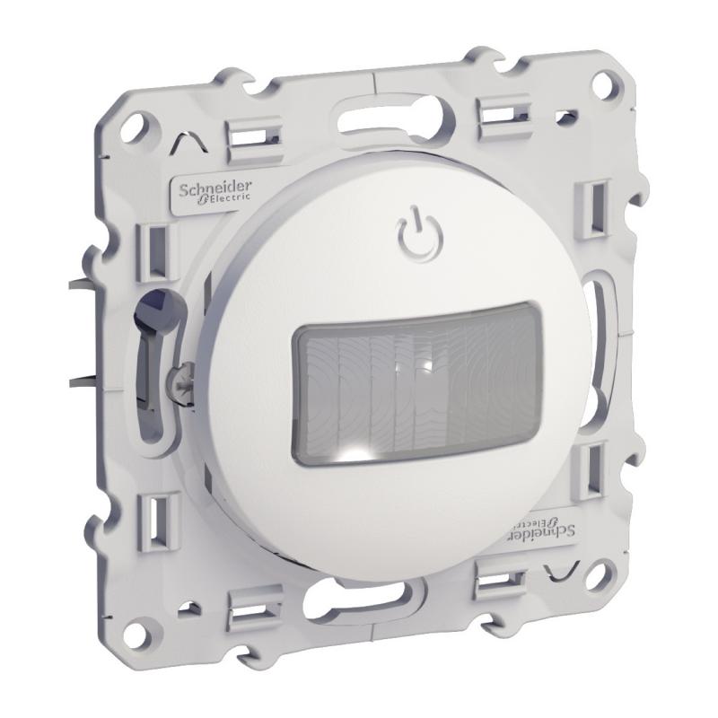 Odace détecteur de présence et de mouvement Blanc spécial rénovation 2 fils SCHNEIDER S520524