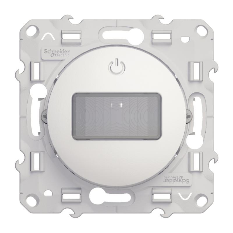Odace détecteur de présence et de mouvement Blanc spécial rénovation 2 fils SCHNEIDER S520524