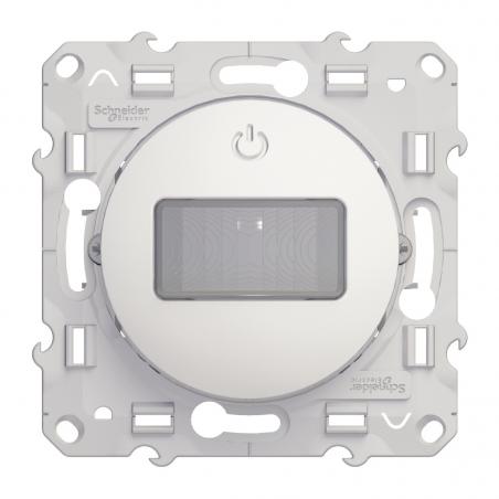 Odace détecteur de présence et de mouvement Blanc spécial rénovation 2 fils SCHNEIDER S520524