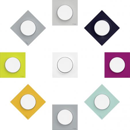 ODACE STYL PLAQUE ALU 1 POSTE SCHNEIDER S520702E