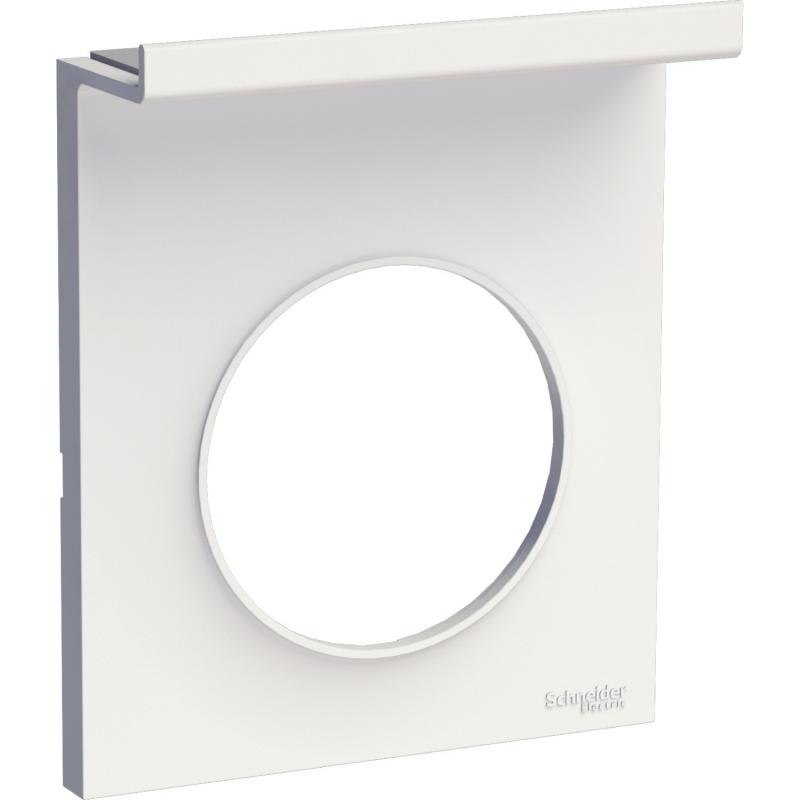 Odace Styl Pratic plaque Blanc support téléphone mobile 1 poste SCHNEIDER S520712