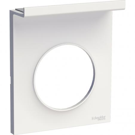 Odace Styl Pratic plaque Blanc support téléphone mobile 1 poste SCHNEIDER S520712