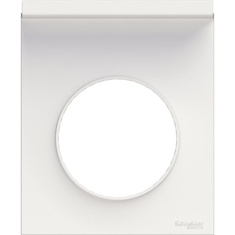 Odace Styl Pratic plaque Blanc support téléphone mobile 1 poste SCHNEIDER S520712