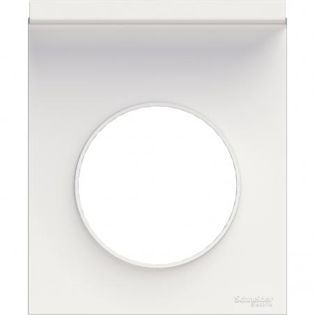 Odace Styl Pratic plaque Blanc support téléphone mobile 1 poste SCHNEIDER S520712