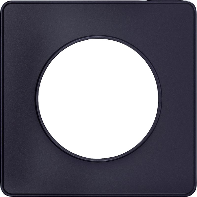 ODACE TOUCH PLAQUE ANTHRACITE 1 POSTE SCHNEIDER S540802