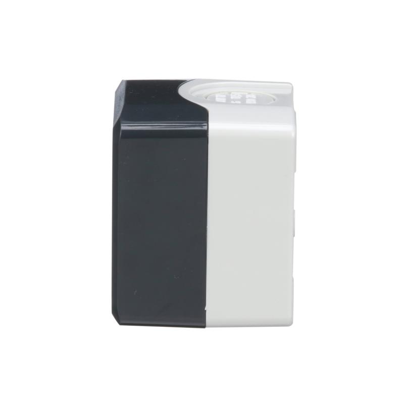 Harmony XAL boite 1 trou diam. 22 couvercle gris foncé fond gris clair UL/CSA SCHNEIDER XALD01H7