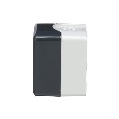 Harmony XAL boite 1 trou diam. 22 couvercle gris foncé fond gris clair UL/CSA SCHNEIDER XALD01H7