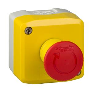 Harmony XAL boite jaune arrêt urgence rouge pousser tourner 1O diam. 40 SCHNEIDER XALK178 2