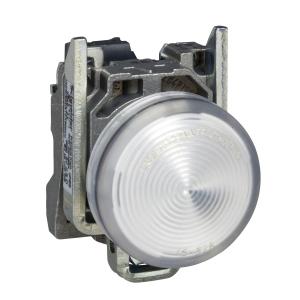 Harmony XB4 voyant lumineux DEL diam. 22 blanc 24V vis étrier SCHNEIDER XB4BVB1 2