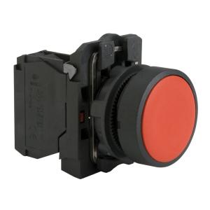 Harmony XB5 bouton poussoir à impulsion diam. 22 1O+1F vis étrier SCHNEIDER XB5AA45 2