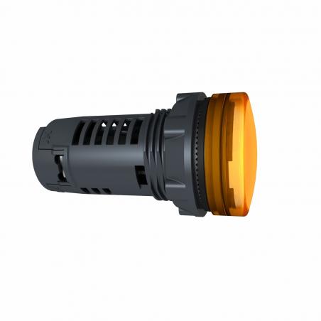Harmony XB5 voyant lumineux compact DEL diam. 22 orange 120V vis étrier SCHNEIDER XB5EVG5