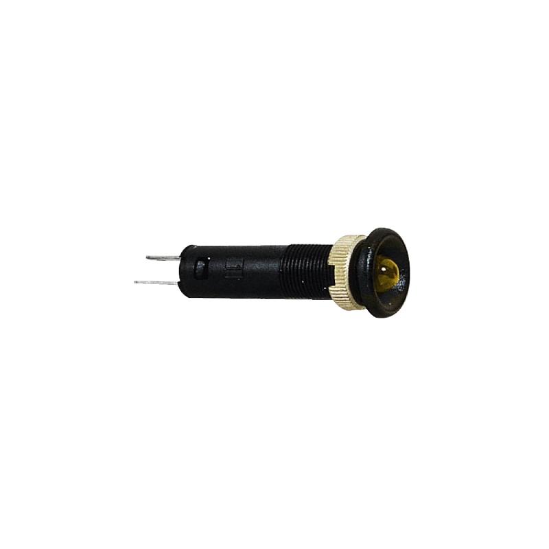 Harmony XVLA voyant rond diam. 8 IP40 jaune orangé DEL intégrée 12V -cosses SCHNEIDER XVLA125