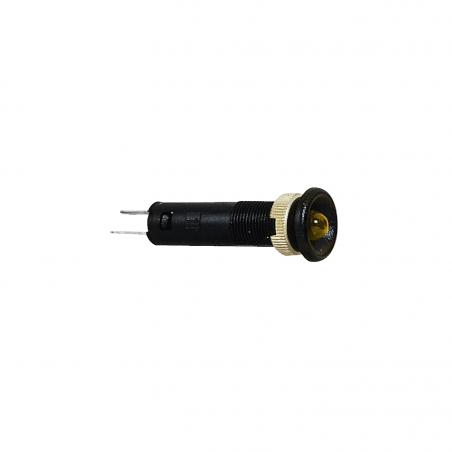 Harmony XVLA voyant rond diam. 8 IP40 jaune orangé DEL intégrée 12V -cosses SCHNEIDER XVLA125