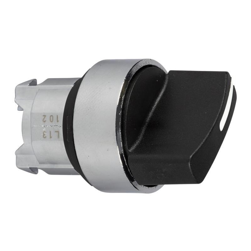 Harmony XB4 tête bouton tournant à manette diam. 22 3 pos rap de D au C noir SCHNEIDER ZB4BD8