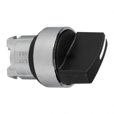 Harmony XB4 tête bouton tournant à manette diam. 22 3 pos rap de D au C noir SCHNEIDER ZB4BD8