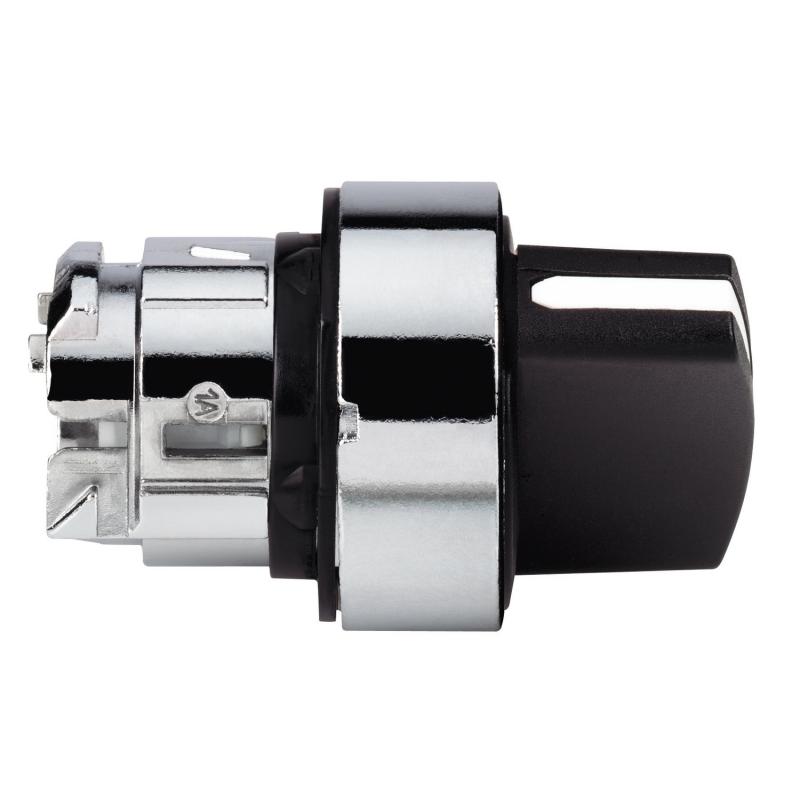 Harmony XB4 tête bouton tournant à manette diam. 22 3 pos rap de D au C noir SCHNEIDER ZB4BD8