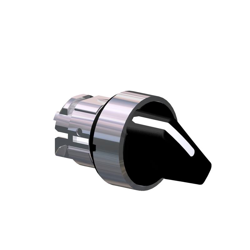 Harmony XB4 tête bouton tournant à manette diam. 22 3 pos rap de D au C noir SCHNEIDER ZB4BD8