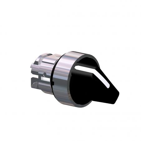 Harmony XB4 tête bouton tournant à manette diam. 22 3 pos rap de D au C noir SCHNEIDER ZB4BD8