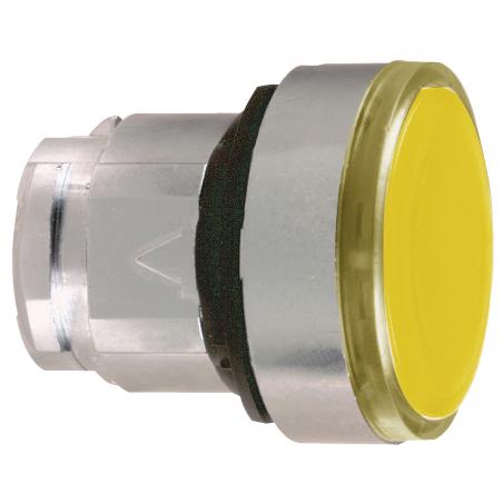 Harmony XB4 tête bouton pousser-pousser lumineux diam. 22 orange SCHNEIDER ZB4BH053