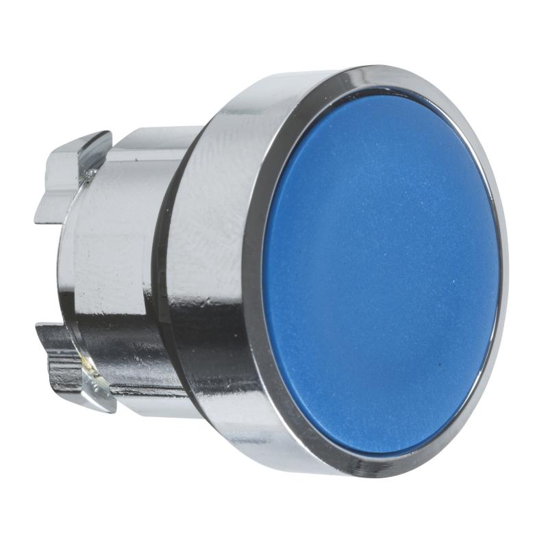 Harmony XB4 tête bouton pousser-pousser diam. 22 bleu SCHNEIDER ZB4BH06