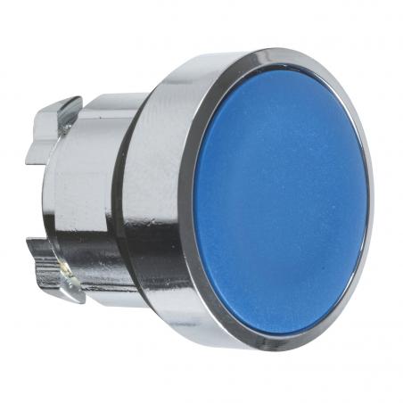 Harmony XB4 tête bouton pousser-pousser diam. 22 bleu SCHNEIDER ZB4BH06