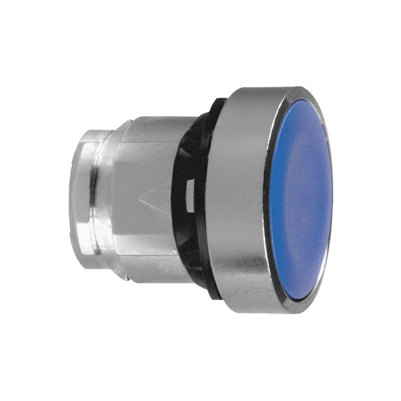Harmony XB4 tête bouton pousser-pousser diam. 22 bleu SCHNEIDER ZB4BH06