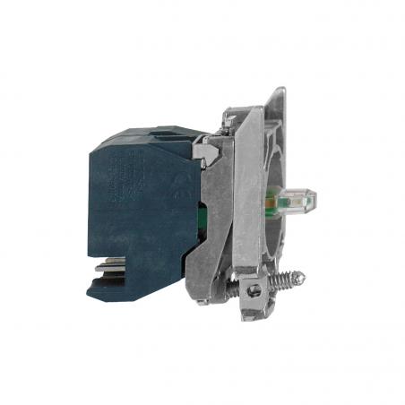 Harmony XB4 corps bouton poussoir lumineux BA9s 2F 250V max vis étrier SCHNEIDER ZB4BW063
