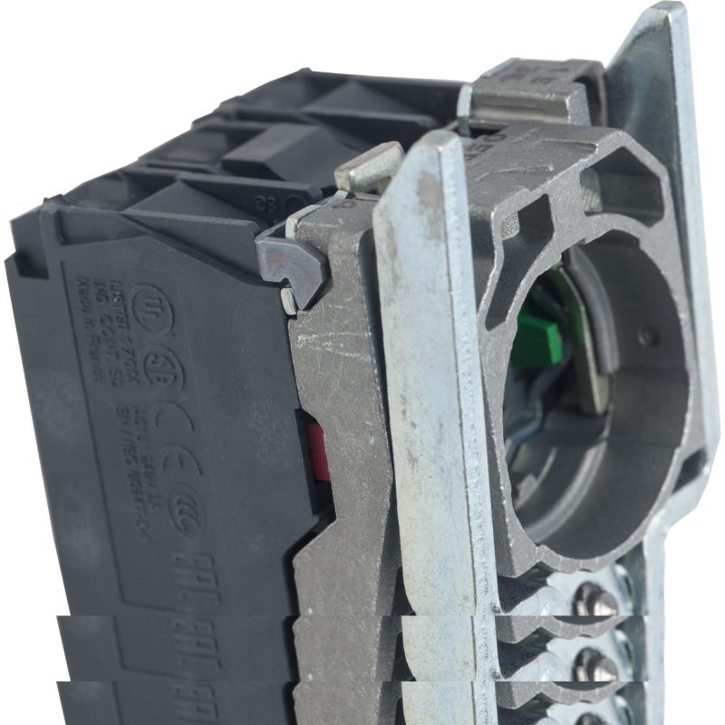 Harmony XB4 corps bouton poussoir lumineux BA9s 1O+1F 250V max vis étr SCHNEIDER ZB4BW065