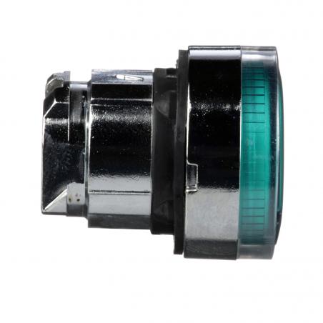 Harmony XB4 tête bouton poussoir lumineux BA9s diam. 22 vert SCHNEIDER ZB4BW33