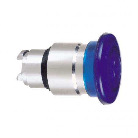Harmony XB4 tête bouton coup de poing lumineux DEL diam. 40 bleu SCHNEIDER ZB4BW463
