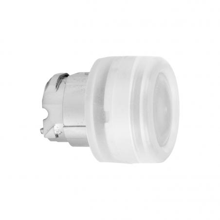Harmony XB4 tête bouton poussoir lumineux DEL diam. 22 capuchonné blanc SCHNEIDER ZB4BW513