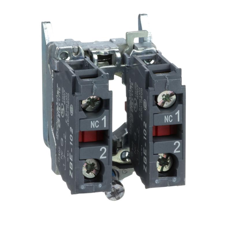 Harmony XB4 corps de bouton 2O raccordement connecteur SCHNEIDER ZB4BZ104