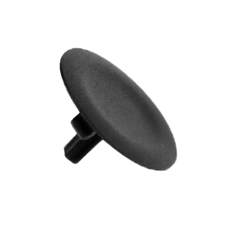 Harmony cabochon lisse noir pour poussoir rond diam. 22 SCHNEIDER ZBA2
