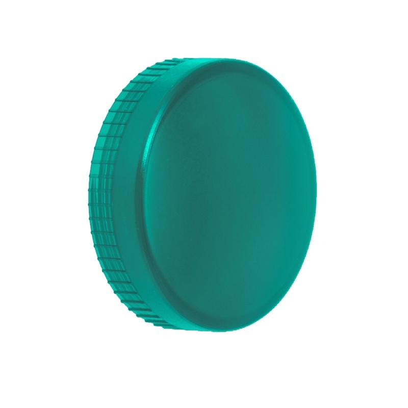 Harmony cabochon lisse pour voyant DEL diam. 22 vert SCHNEIDER ZBV0133